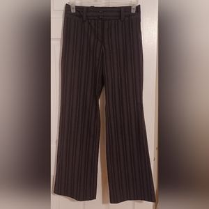 Express size 6 purple and black striped pants